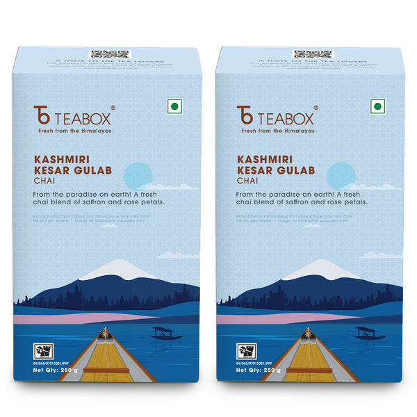Kashmiri Saffron Rose Chai