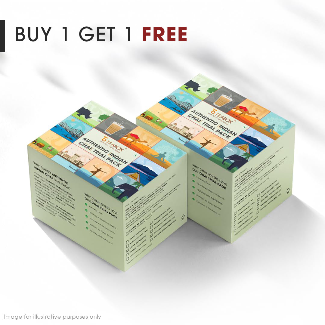 Authentic Indian Chai Trial Pack - Buy 10 Chais & Get 10 Chais Free (2 Boxes)
