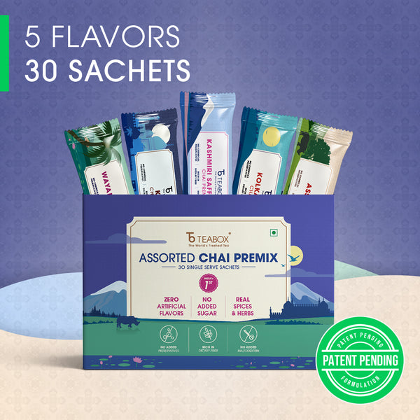 Teabox Assorted Chai Premix - 10 Sachets