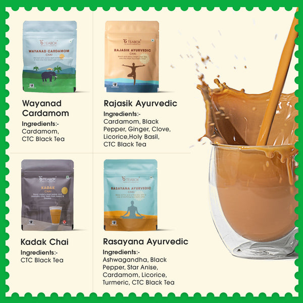 Authentic Indian Chai Trial Pack (Stamp Collector's Edition)