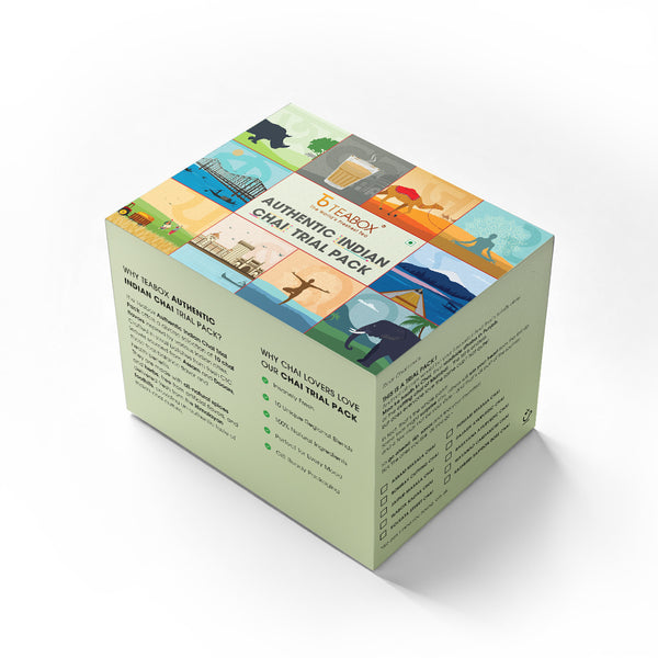 Authentic Indian Chai Trial Pack (Buy 10 Chais & Get 10 Chais Free) (4 Boxes)