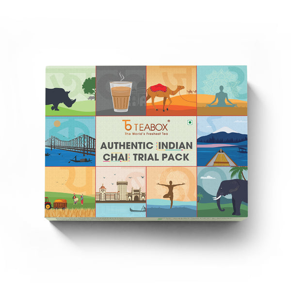Authentic Indian Chai Trial Pack (Buy 10 Chais & Get 10 Chais Free) (4 Boxes)