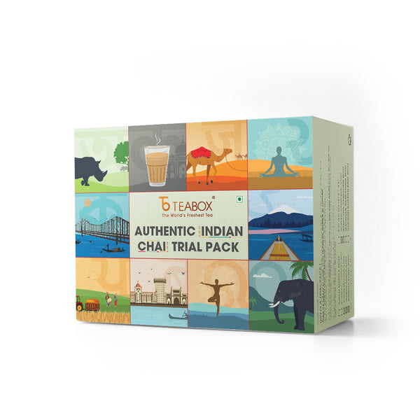 Authentic Indian Chai Trial Pack (Buy 10 Chais & Get 10 Chais Free) (4 Boxes)