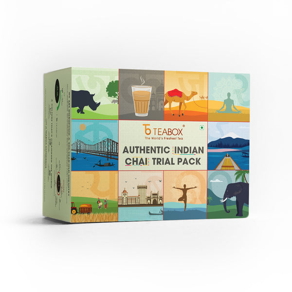 Authentic Indian Chai Trial Pack (Buy 10 Chais & Get 10 Chais Free) (4 Boxes)