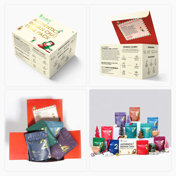 12 Days of Chai Advent Calendar (Free Valencia Glass Teacup & Ideal Teaspoon)