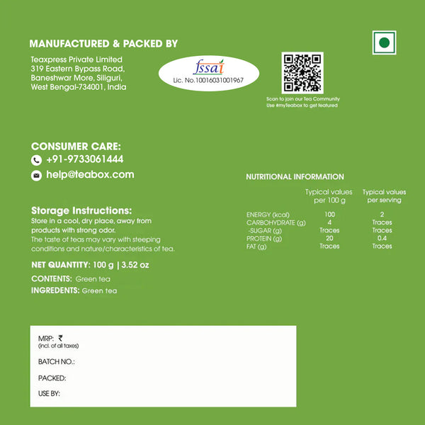 Darjeeling Green Tea