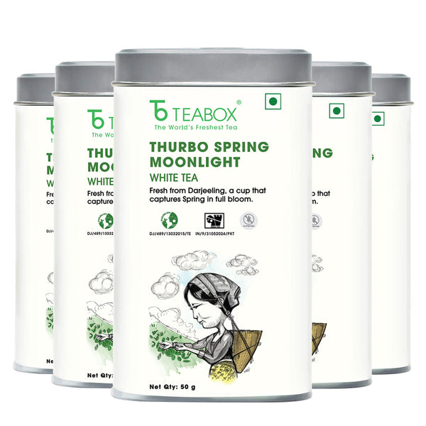 Darjeeling Thurbo Spring Moonlight White