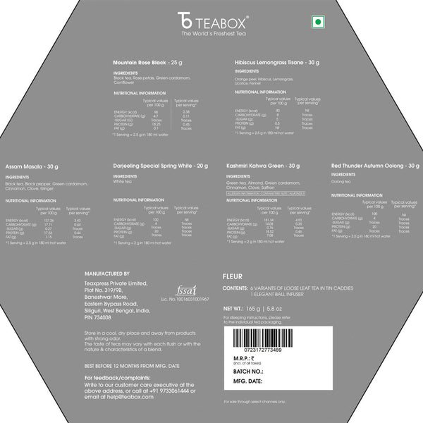 Fleur: Gourmet Tea Gift