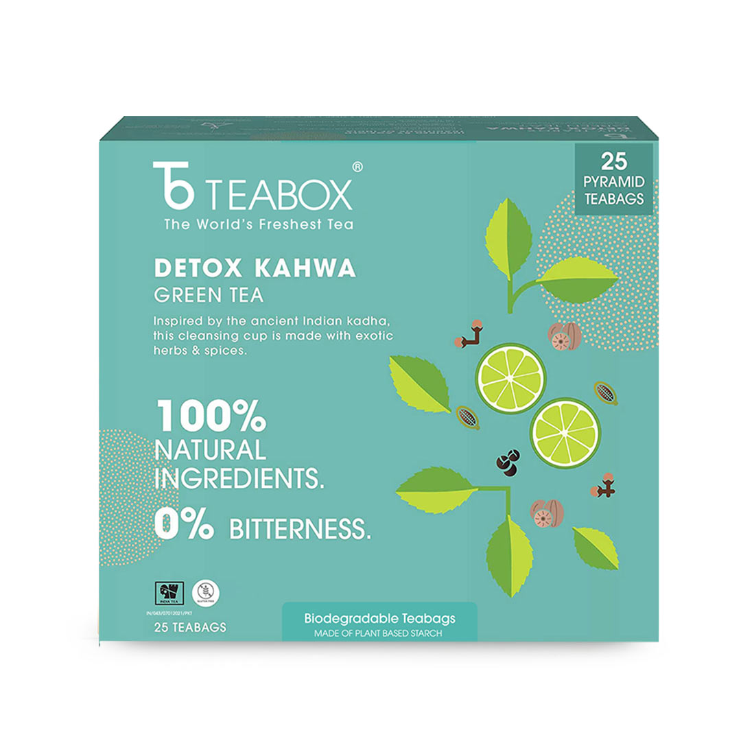 Green Tea Detox Kahwa (Teabag)