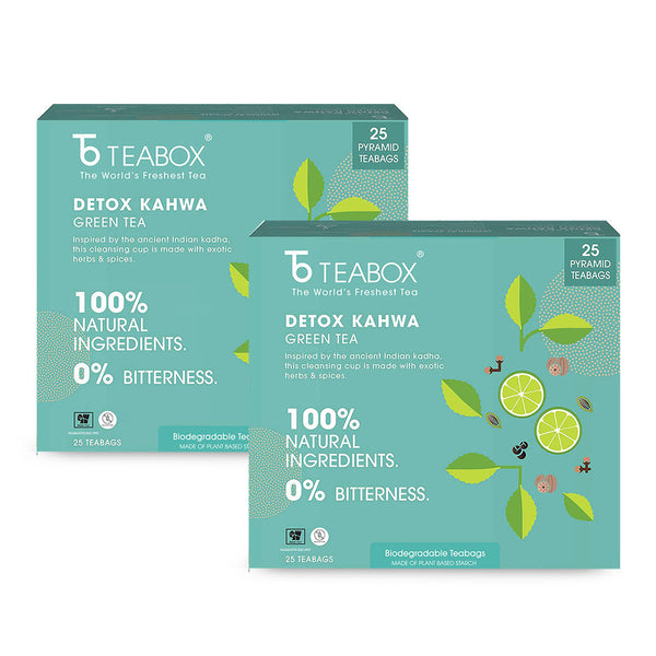 Green Tea Detox Kahwa (Teabag)