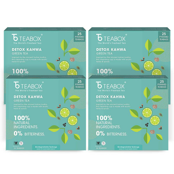 Green Tea Detox Kahwa (Teabag)