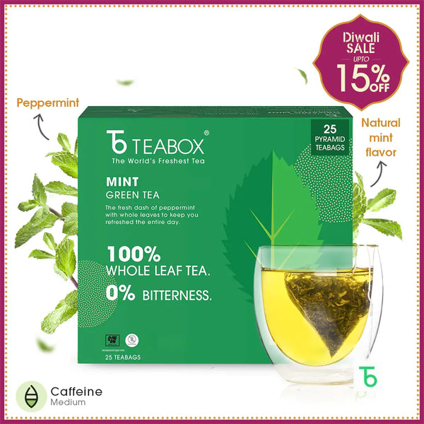 Green Tea Mint Digestion (Teabag)