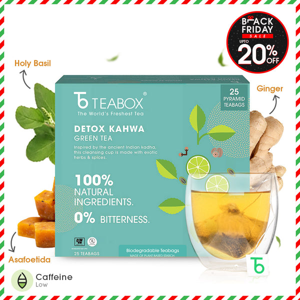 Green Tea Detox Kahwa (Teabag)