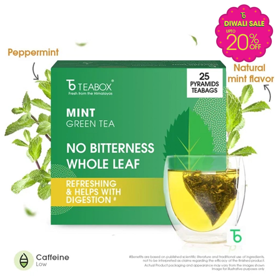 Green Tea Mint Digestion (Teabag)