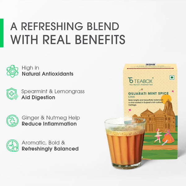 Gujarati Mint Spice Chai