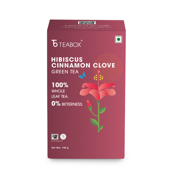 Green Tea Hibiscus Cinnamon Clove Energy