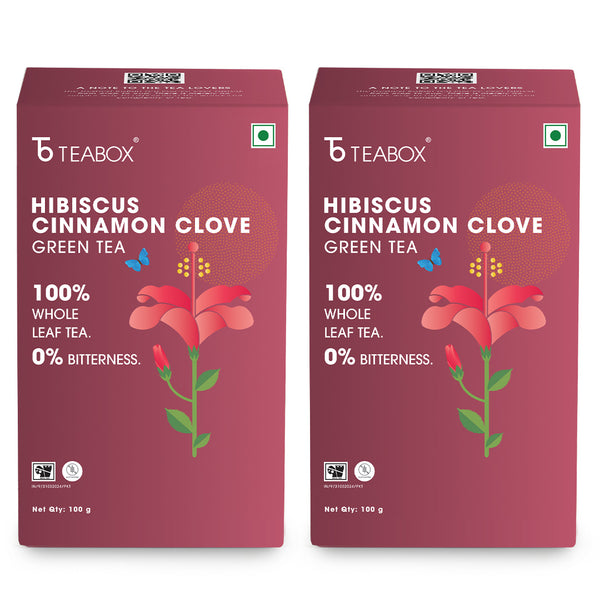 Green Tea Hibiscus Cinnamon Clove Energy
