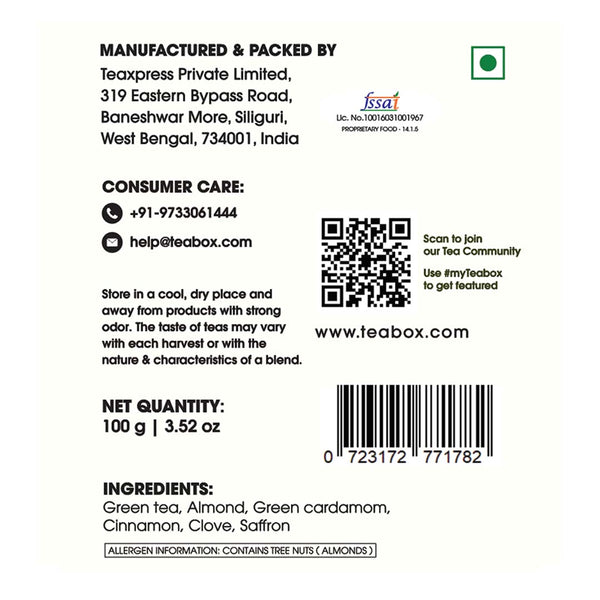 Green Tea Kashmiri Kahwa