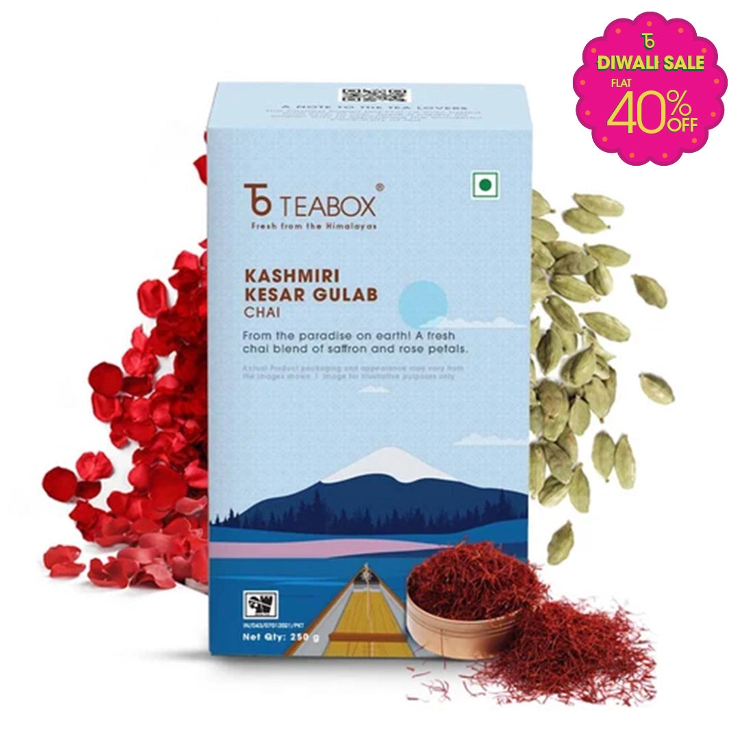 Kashmiri Saffron Rose Chai