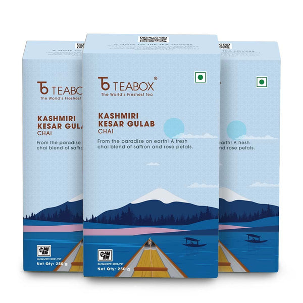 Kashmiri Saffron Rose Chai