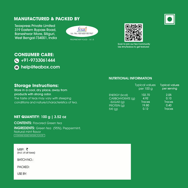 Green Tea Mint Digestion