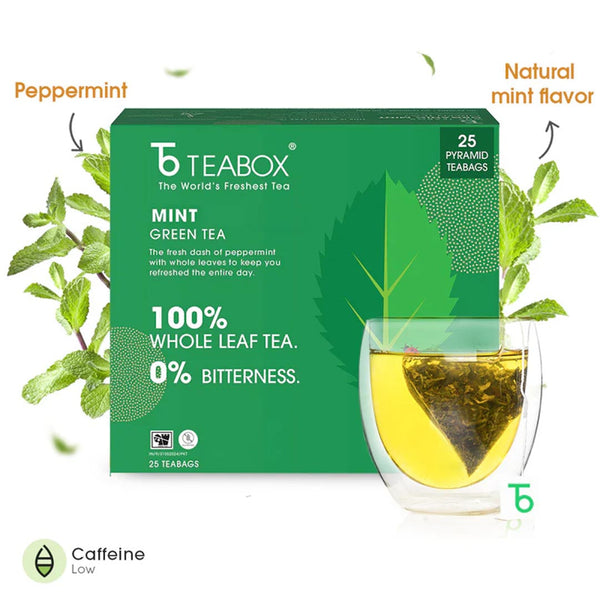 Green Tea Mint Digestion (Teabag)
