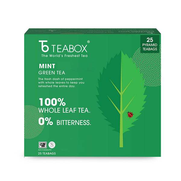 Green Tea Mint Digestion (Teabag)