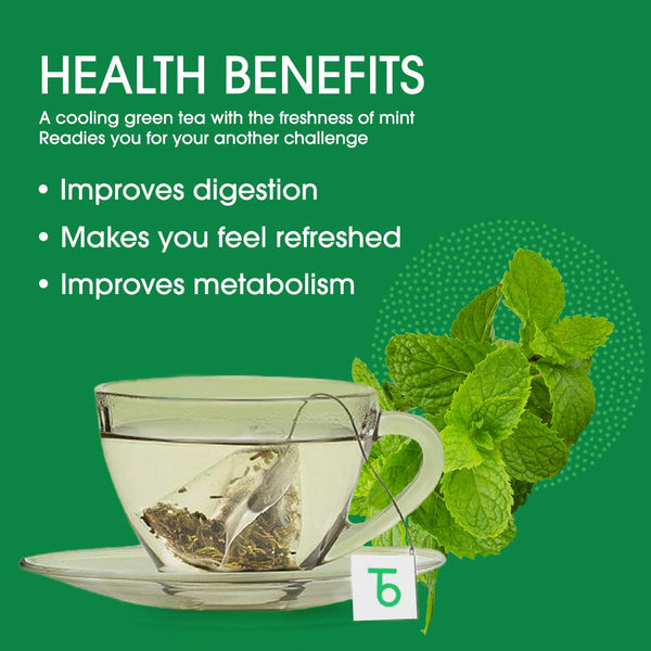 Green Tea Mint Digestion (Teabag)