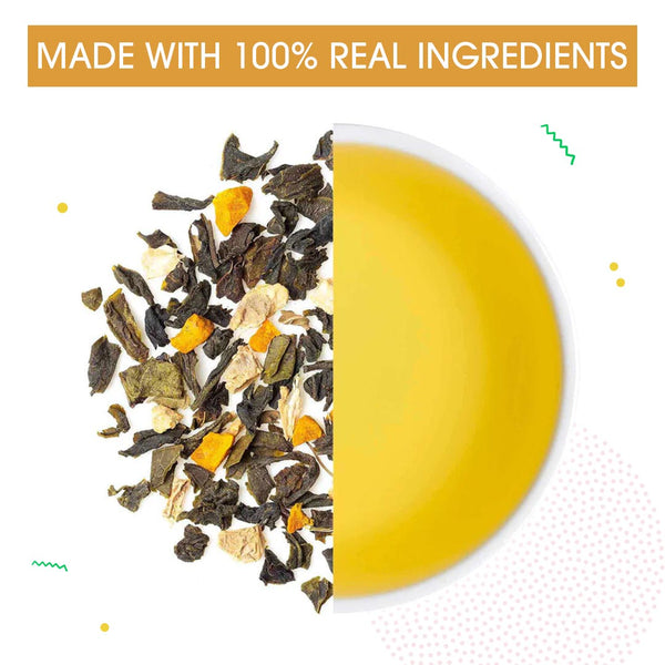 Green Tea Turmeric Ginger Tulsi Immunity (Teabag)