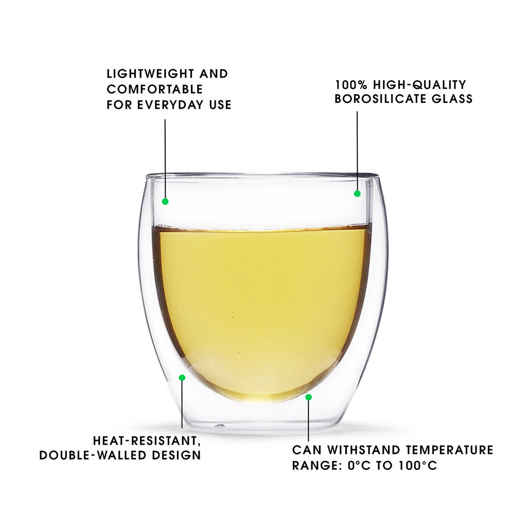 Free Valencia Glass Tea Cup & Elegant Ball Infuser