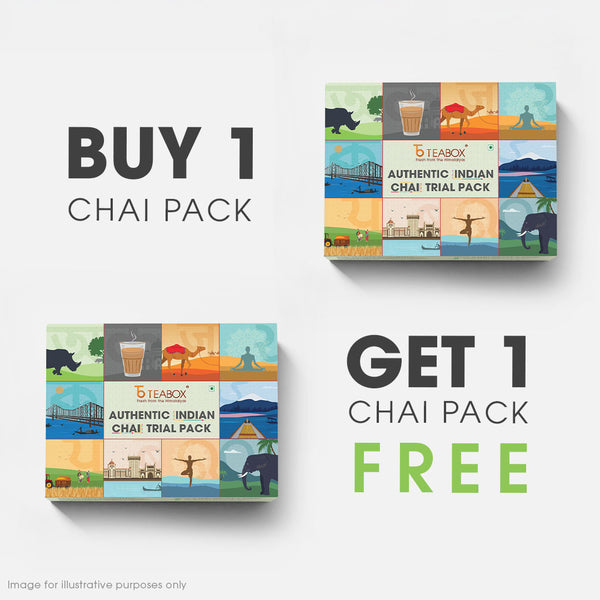 Authentic Indian Chai Trial Pack - Buy 10 Chais & Get 10 Chais Free (2 Boxes)