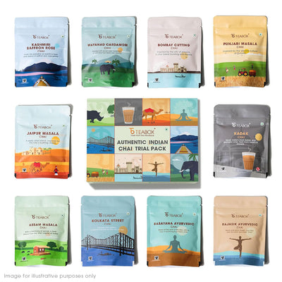 Authentic Indian Chai Trial Pack - Buy 10 Chais & Get 10 Chais Free (2 Boxes)