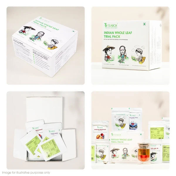 Darjeeling & Assam Whole Leaf Tea Trial Pack (Free Infuser Mug & Teaspoon)