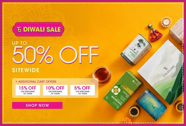 Diwali Sale Up to 50% Off + Additional CART OFFERS upto 15%