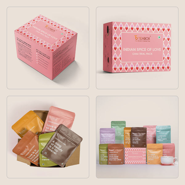 Indian Spice Of Love Chai Trial Pack - Buy 10 Chais & Get 10 Chais Free (2 Boxes)
