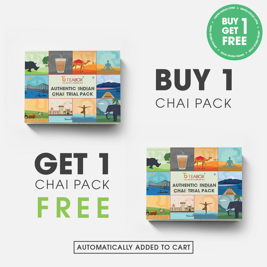 Authentic Indian Chai Trial Pack - Buy 10 Chais & Get 10 Chais Free (2 Boxes)