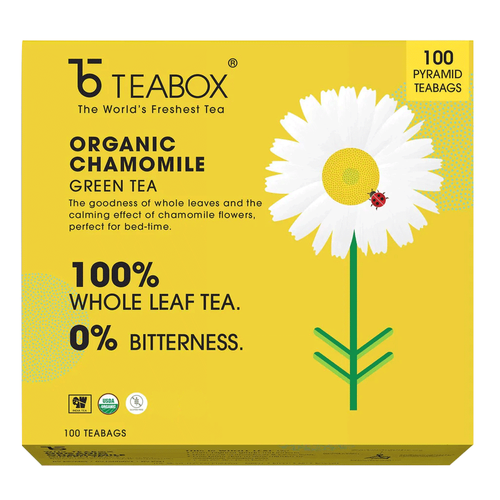 Organic Chamomile Green (50 Teabags)