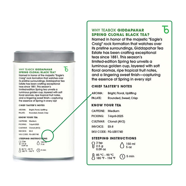 Darjeeling Giddapahar Spring Clonal Black (Limited Edition)