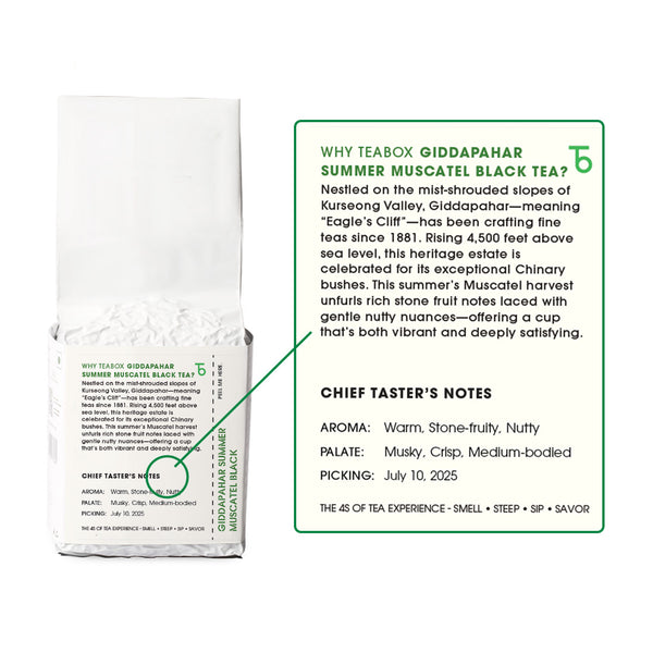 Darjeeling Giddapahar Summer Muscatel Black