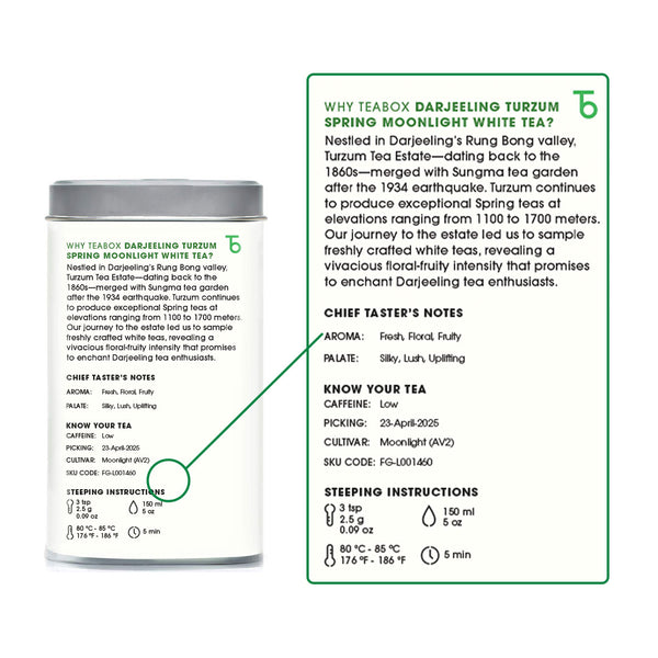 Darjeeling Turzum Spring Moonlight White