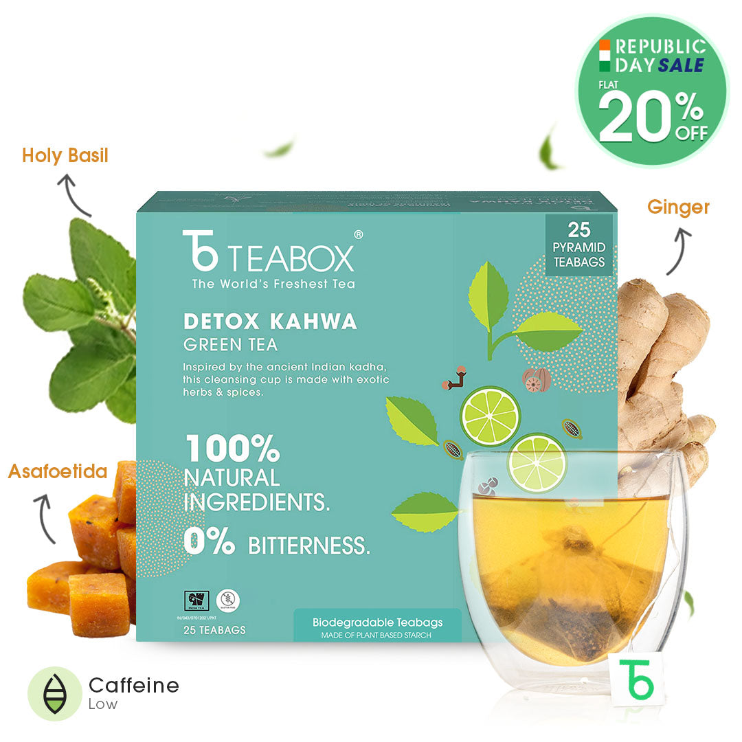 Detox Kahwa Green (Teabag)