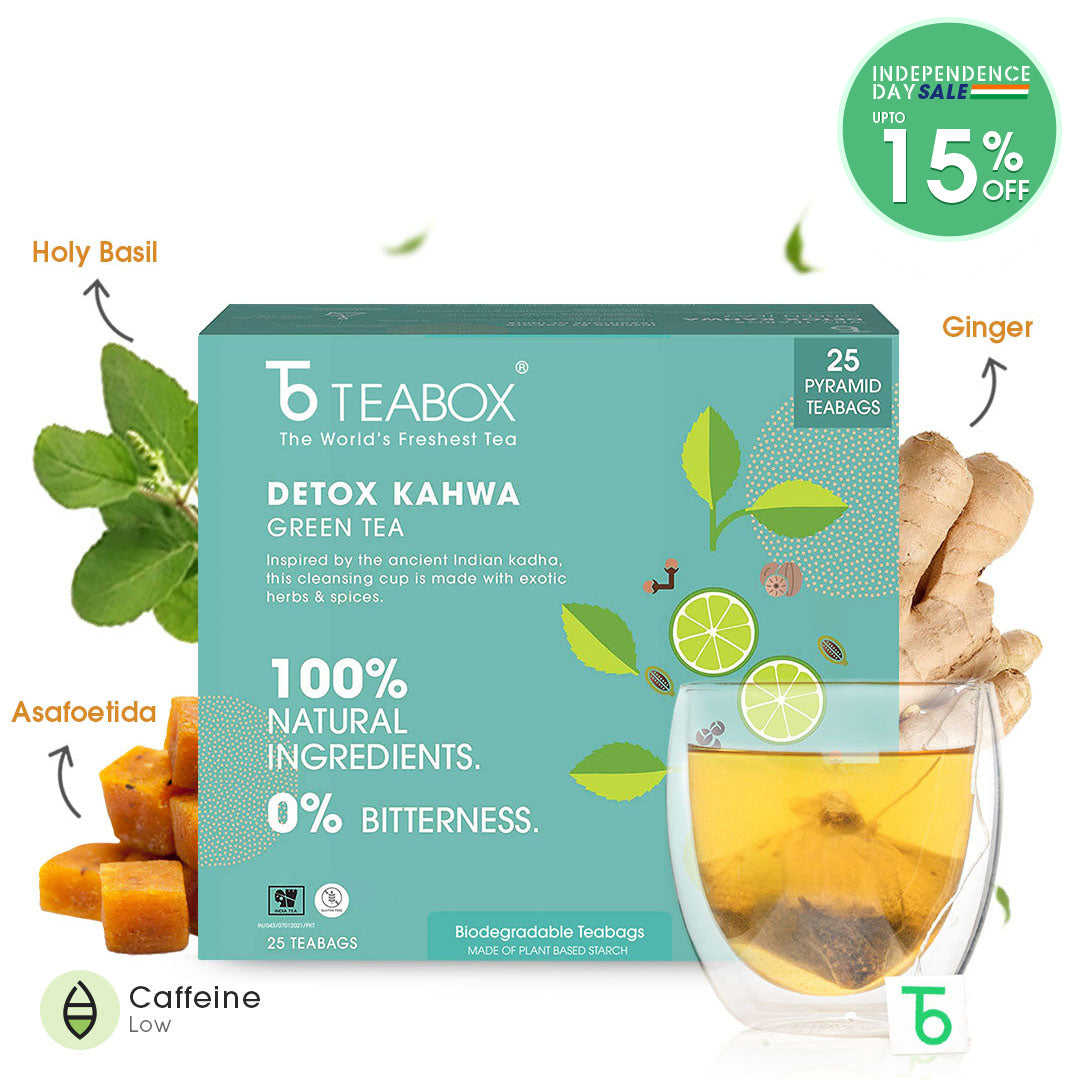 Green Tea Detox Kahwa (Teabag)