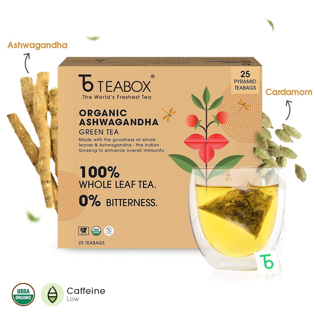 Organic Ashwagandha Green (Teabag)