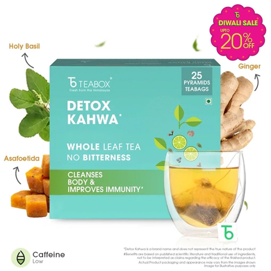 Green Tea Detox Kahwa (Teabag)