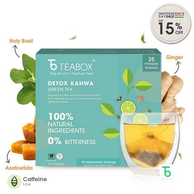 Green Tea Detox Kahwa (Teabag)