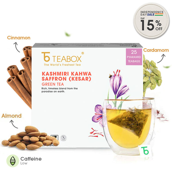 Green Tea Kashmiri Kahwa (Teabag)