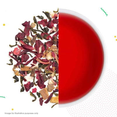Green Tea Hibiscus Cinnamon Clove Energy (Teabag)