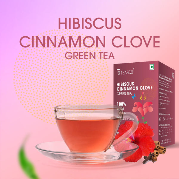 Green Tea Hibiscus Cinnamon Clove Energy