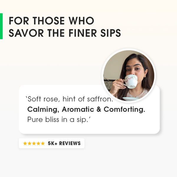 Kashmiri Saffron Rose Chai