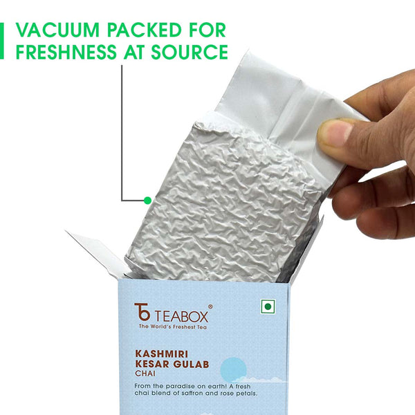 Kashmiri Saffron Rose Chai